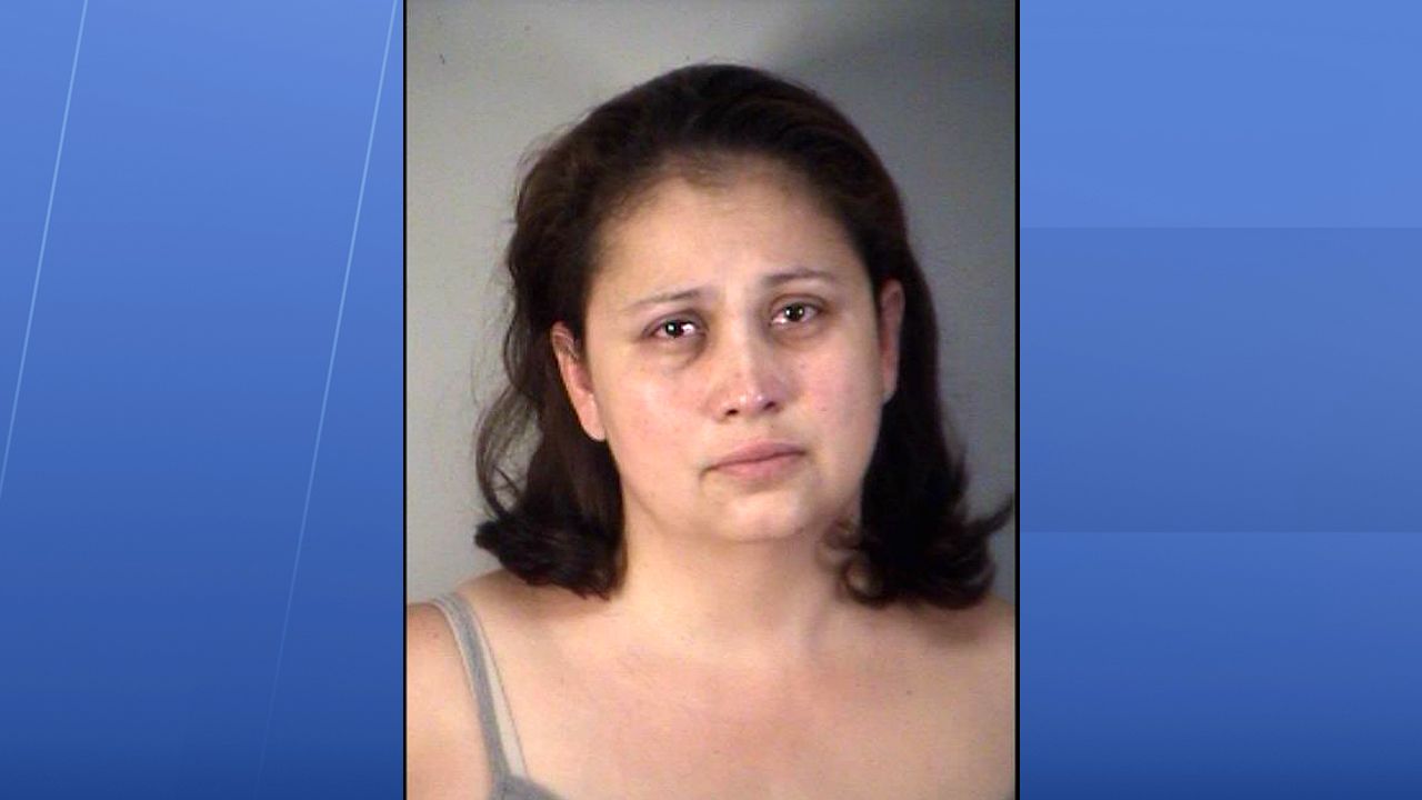 Lake County Sheriff’s Office arrested a mom accused of stabbing her son in the arm with a pen. (LCSO)