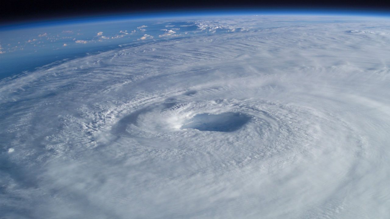 Hurricane image.  Courtesy: NASA