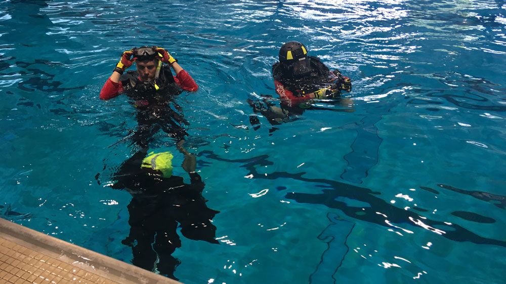 Orange County Fire Rescue's dive team is the second largest in the state, with 147 dive-certified first responders. (Bailey Myers, Staff)