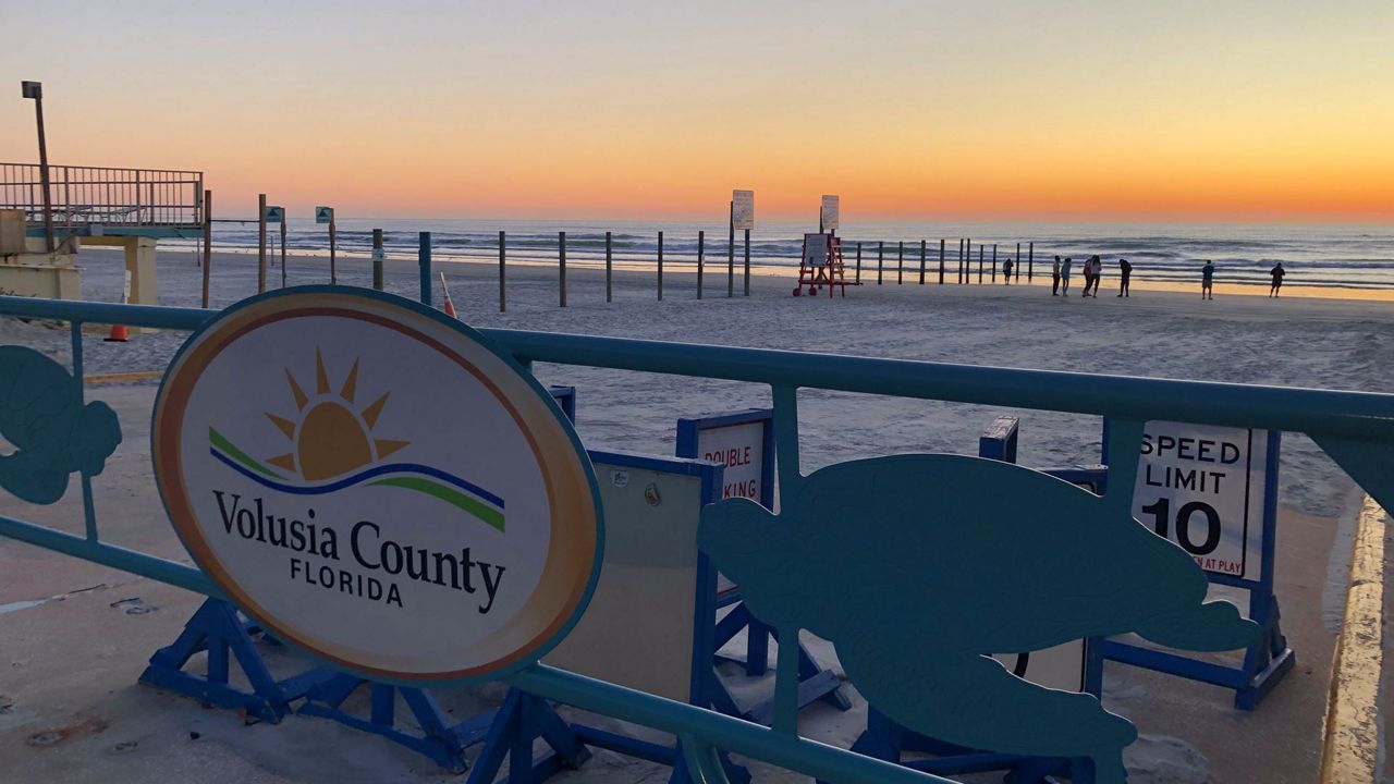 Days ahead of the state's plan to begin the first phase of reopening, Volusia County beaches are now reopening even further. (Rachael Krause/Spectrum News 13)