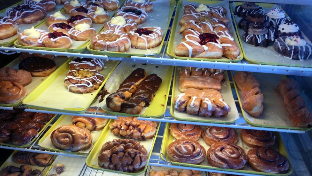 'Fancies,' specialty doughnuts at Donut King in Winter Park. (Christie Zizo, Staff) 