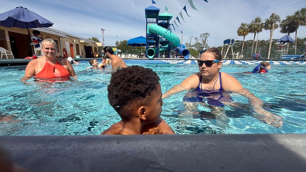 To kick off National Water Safety Month, St. Petersburg Fire Rescue, in partnership with Johns Hopkins All Children’s Hospital, hosted a free water safety event. (Spectrum News/Amber Gerard)