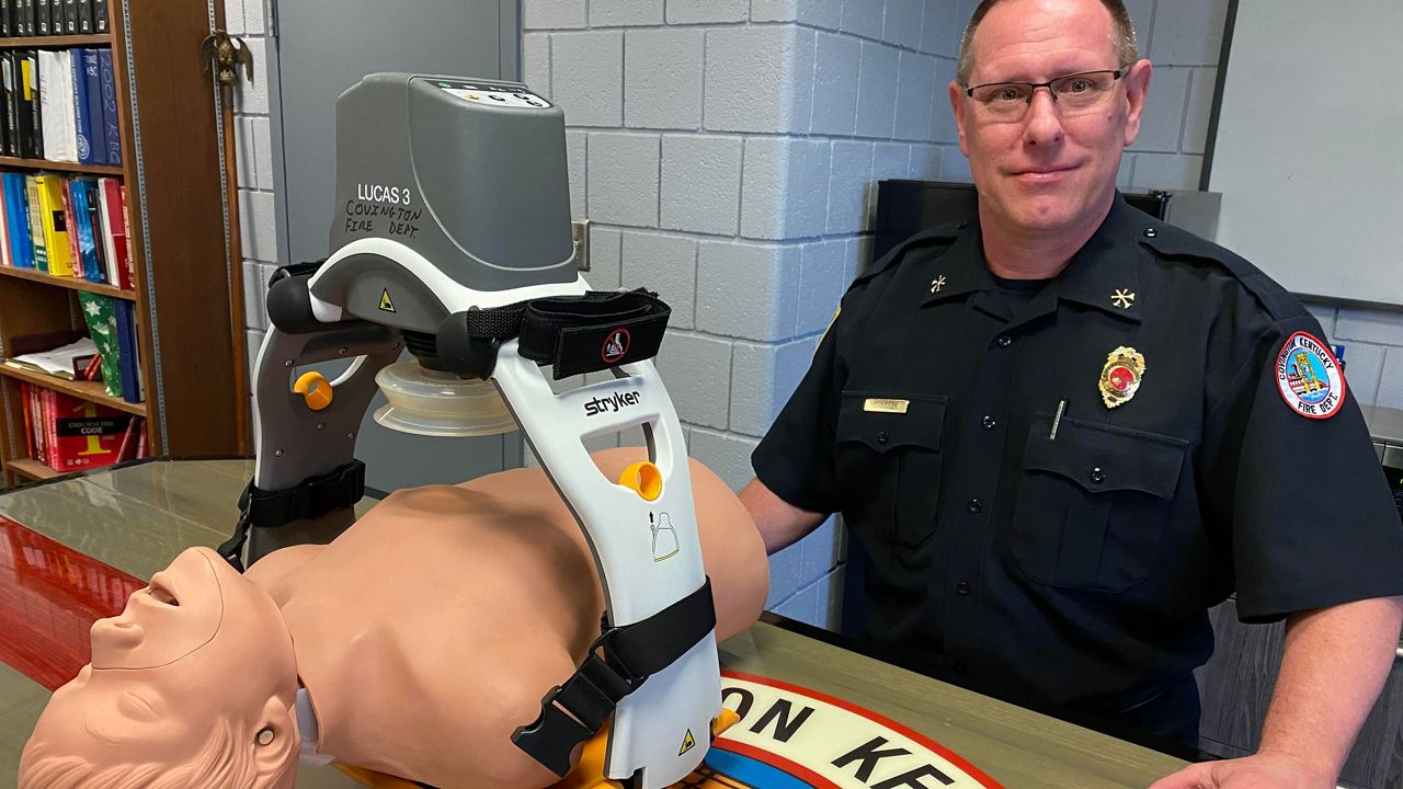 Covington Fire Department Chest Compression devices