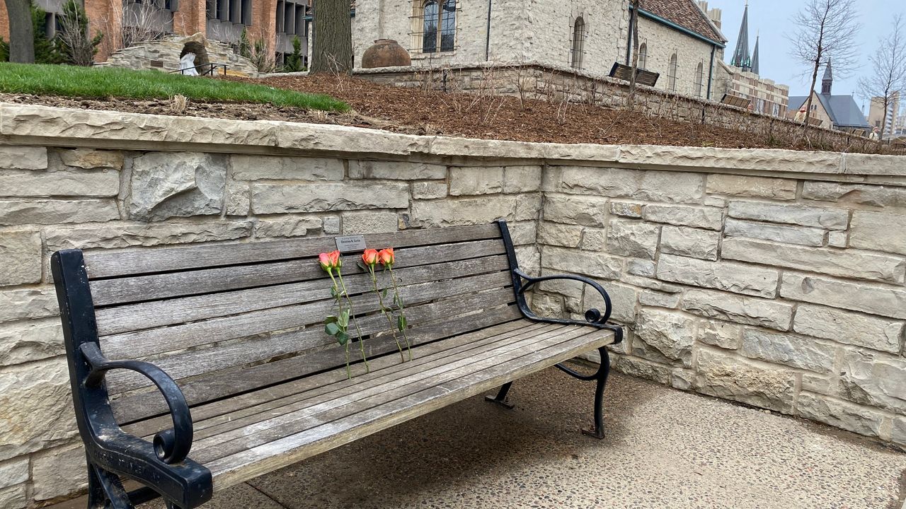 ‘Our hearts grow remembering’: Benches at Marquette chapel honor the life of 2020 graduate Christina Curtis