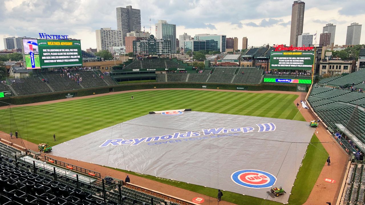 Dodgers-Cubs postponed by rain, doubleheader to follow Saturday