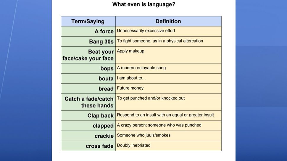 To 'slay' communication with his students, a high school teacher made a Gen  Z dictionary