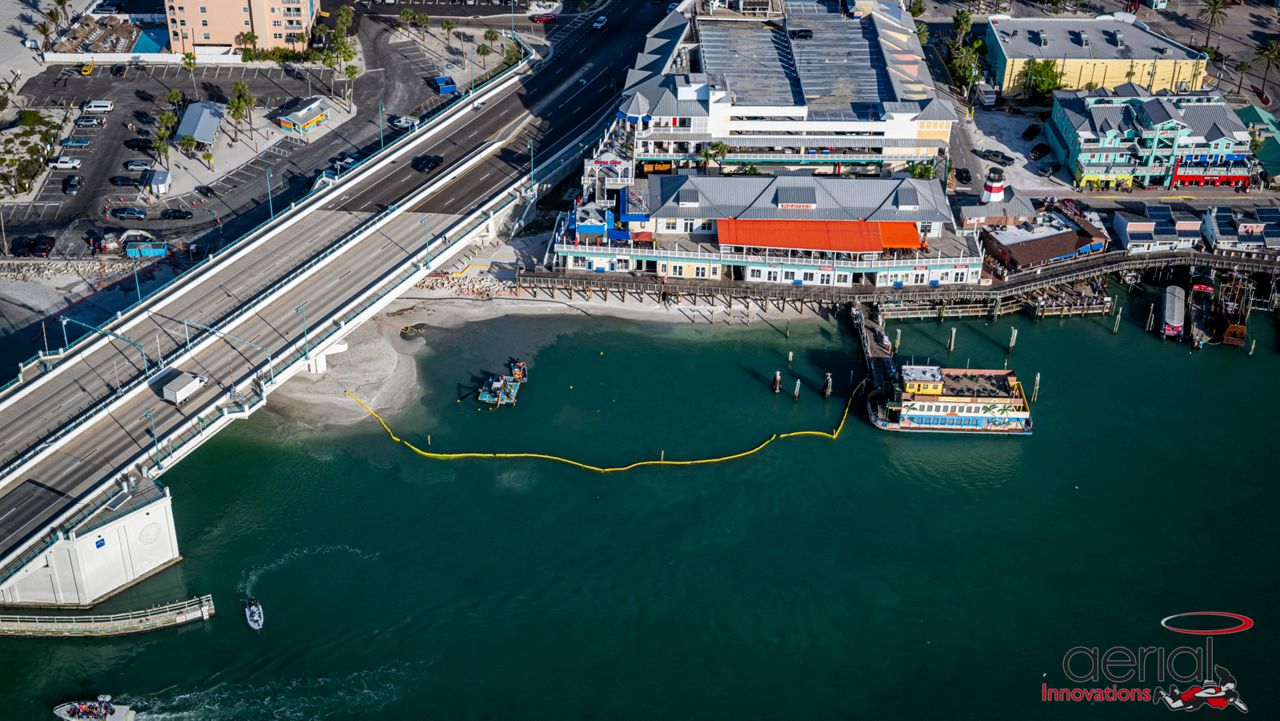 11,000 cubic yards of 'false beach' removed from John's Pass