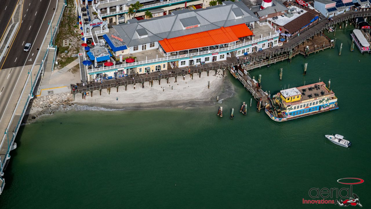 11,000 cubic yards of 'false beach' removed from John's Pass