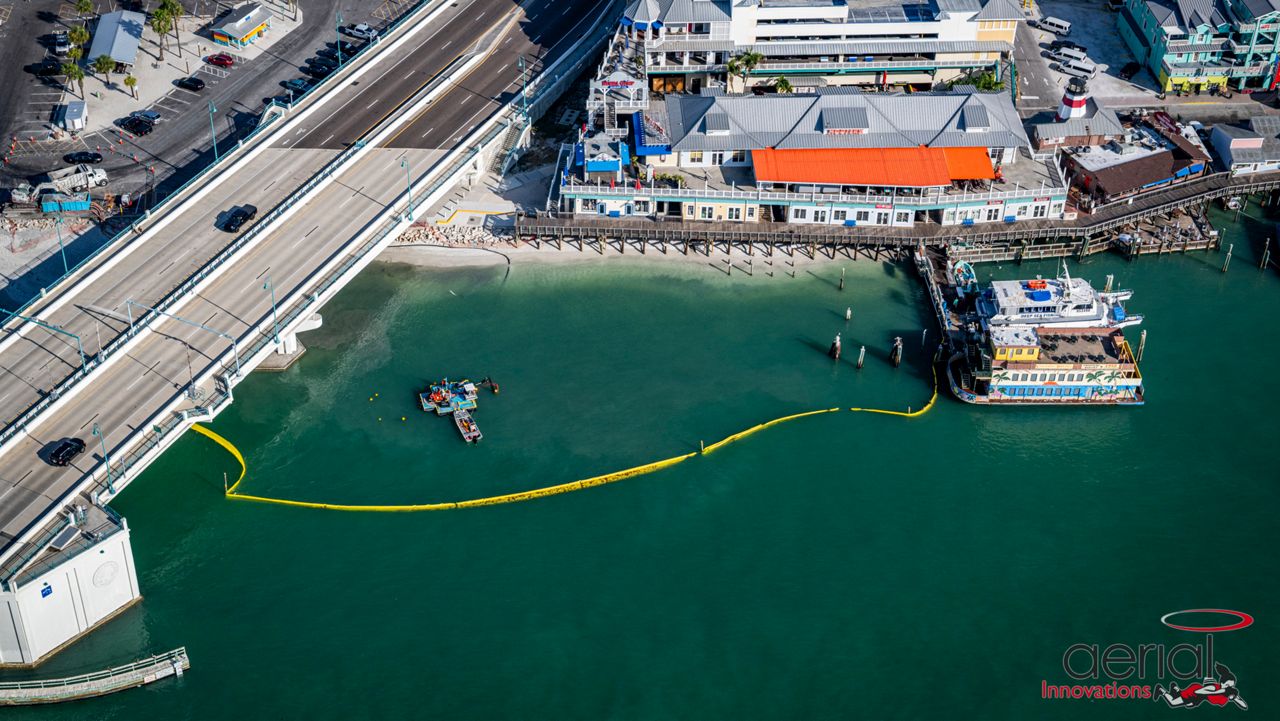 11,000 cubic yards of 'false beach' removed from John's Pass