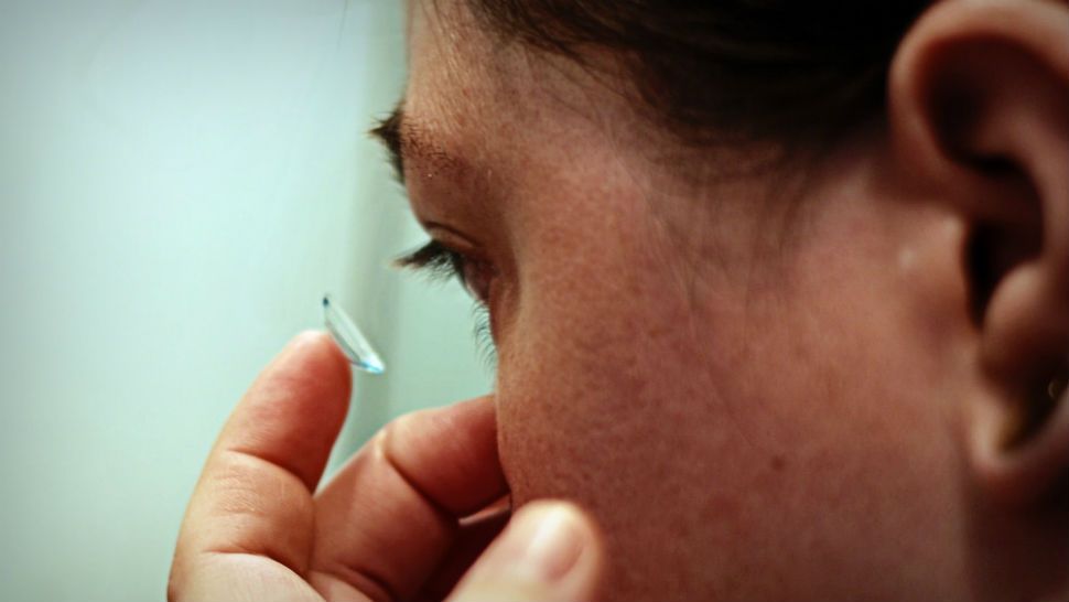 Americans use about 14 billion contact lenses every year, resulting in an estimated 50,000 pounds winding up in sinks and toilets, according to the study by Arizona State University. (File photo)