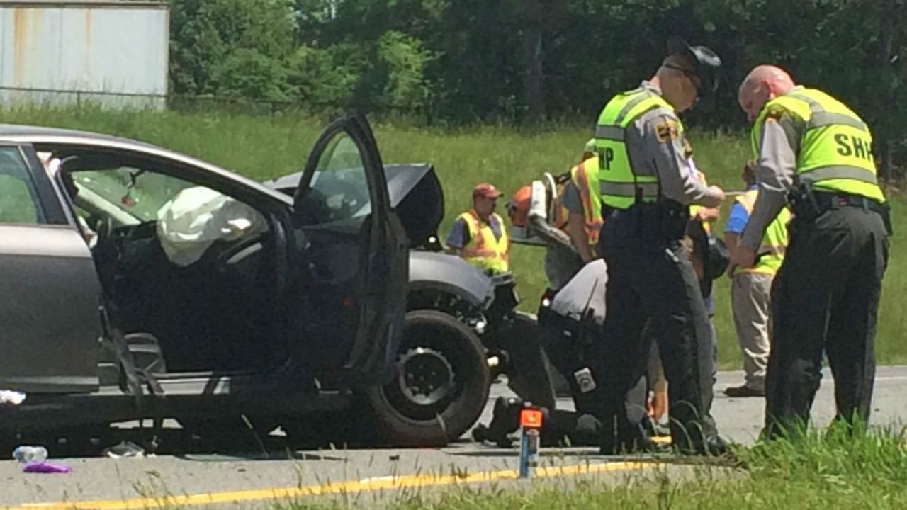 accident on 85