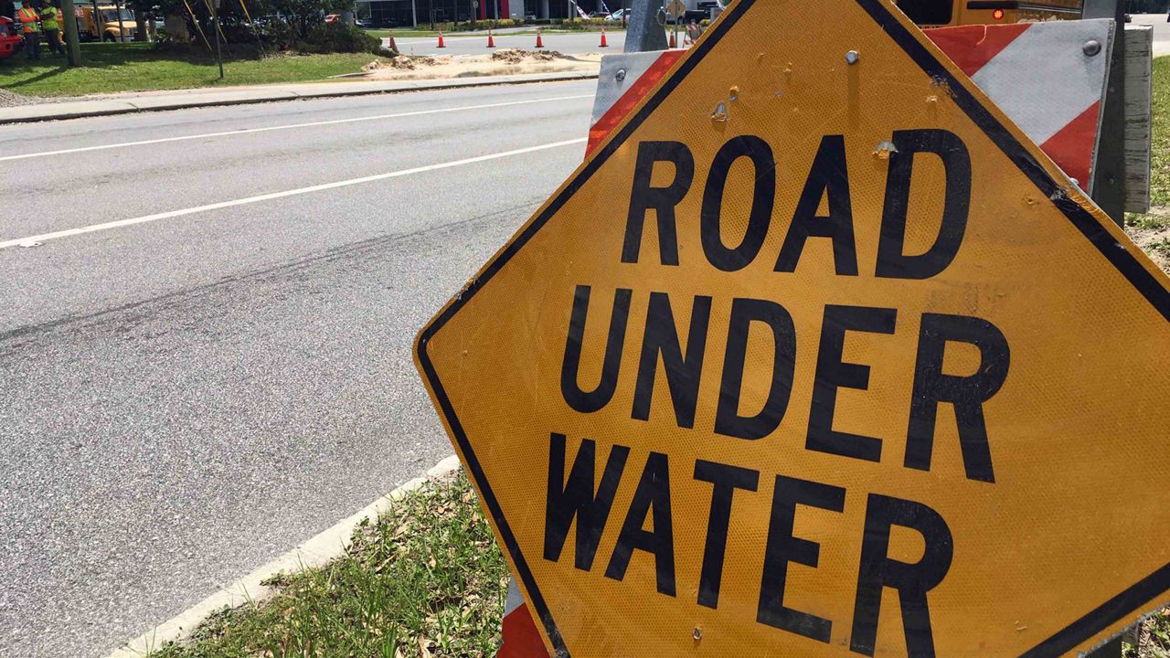 Some DeLand water customers are under a precautionary boil-water notice as repairs continue after a water-main break Tuesday. (Courtesy of City of Deland)