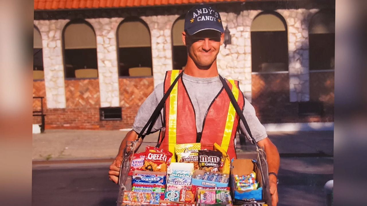Community raises money for "Andy's Candy Cart"