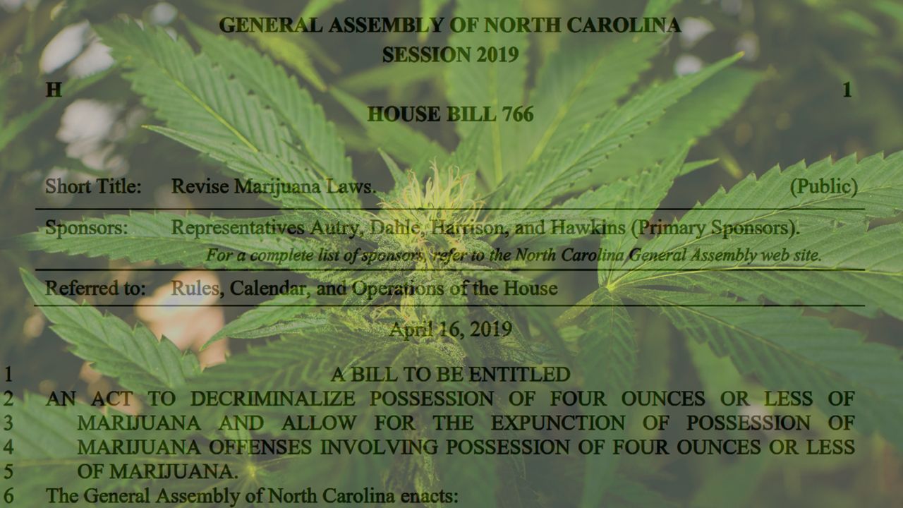 New Bill Would Decriminalize Some Marijuana in NC