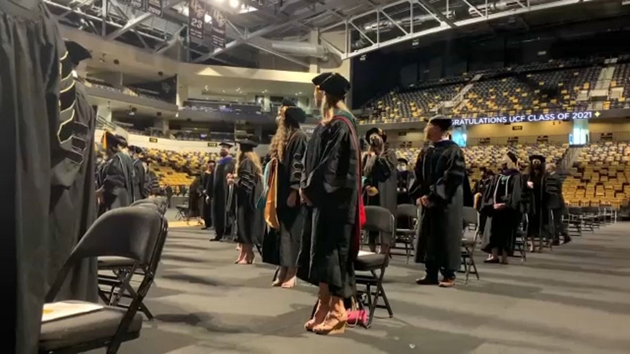 UCF spring grads bask in physicallydistanced moment