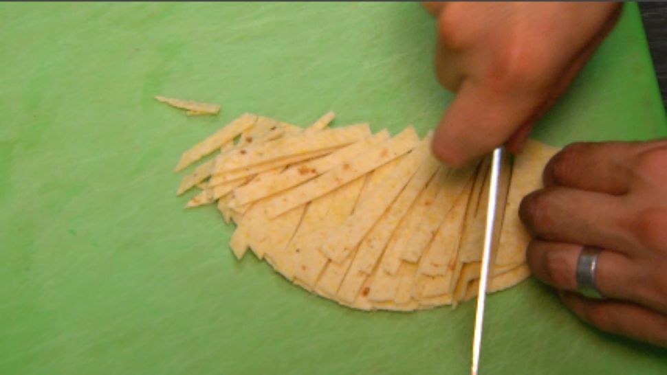 These tortillas are made of flour and corn.