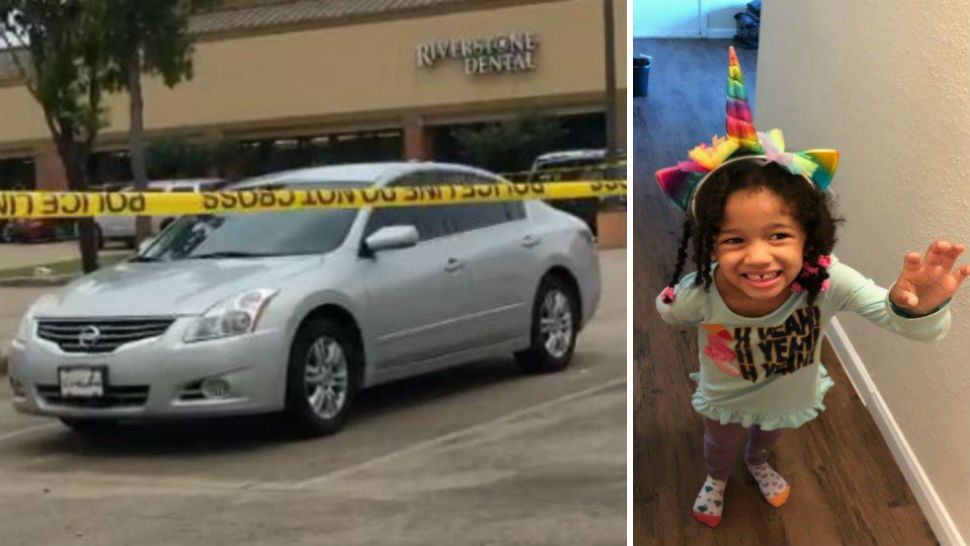 The Nissan Altima that was allegedly stolen with Maleah Davis inside was found by Houston police on May 9, 2018, four days after an Amber Alert was issued for the 4-year-old girl. (Courtesy: Houston Police Twitter)
