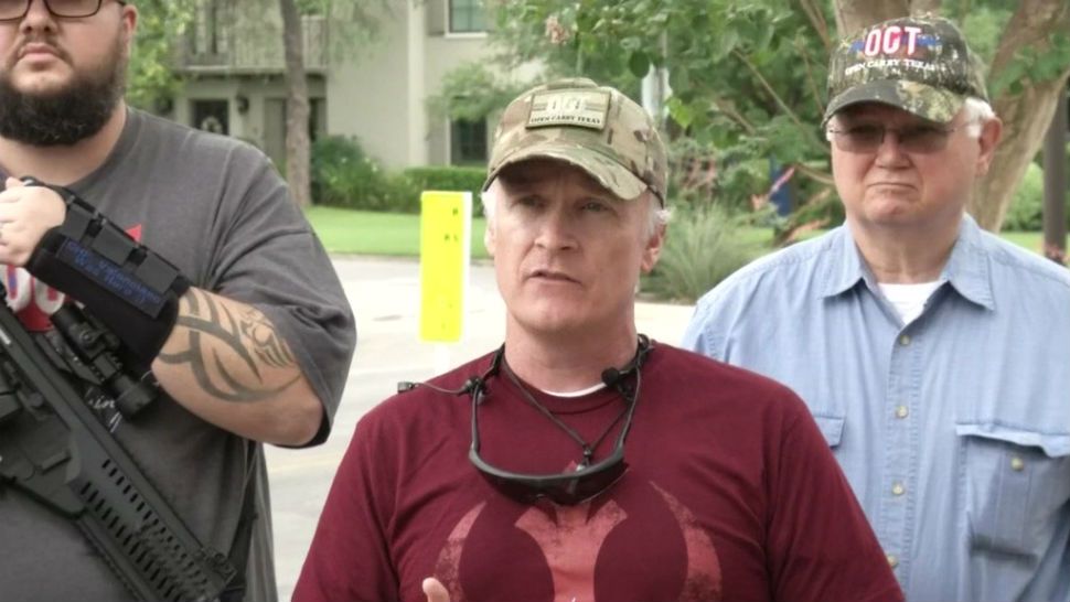 Open Carry Texas Olmos Park police activists arrests