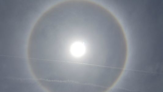 Pictures Dramatic Florida Sun Halo Has Our Phones Ringing