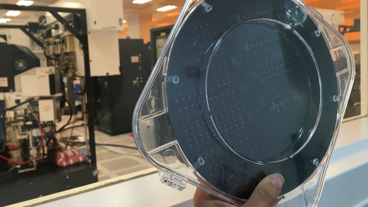 A high-tech manufacturing facility poised to change perceptions about Osceola just achieved a huge milestone -- processing their first silicon wafer. (Julie Gargotta)