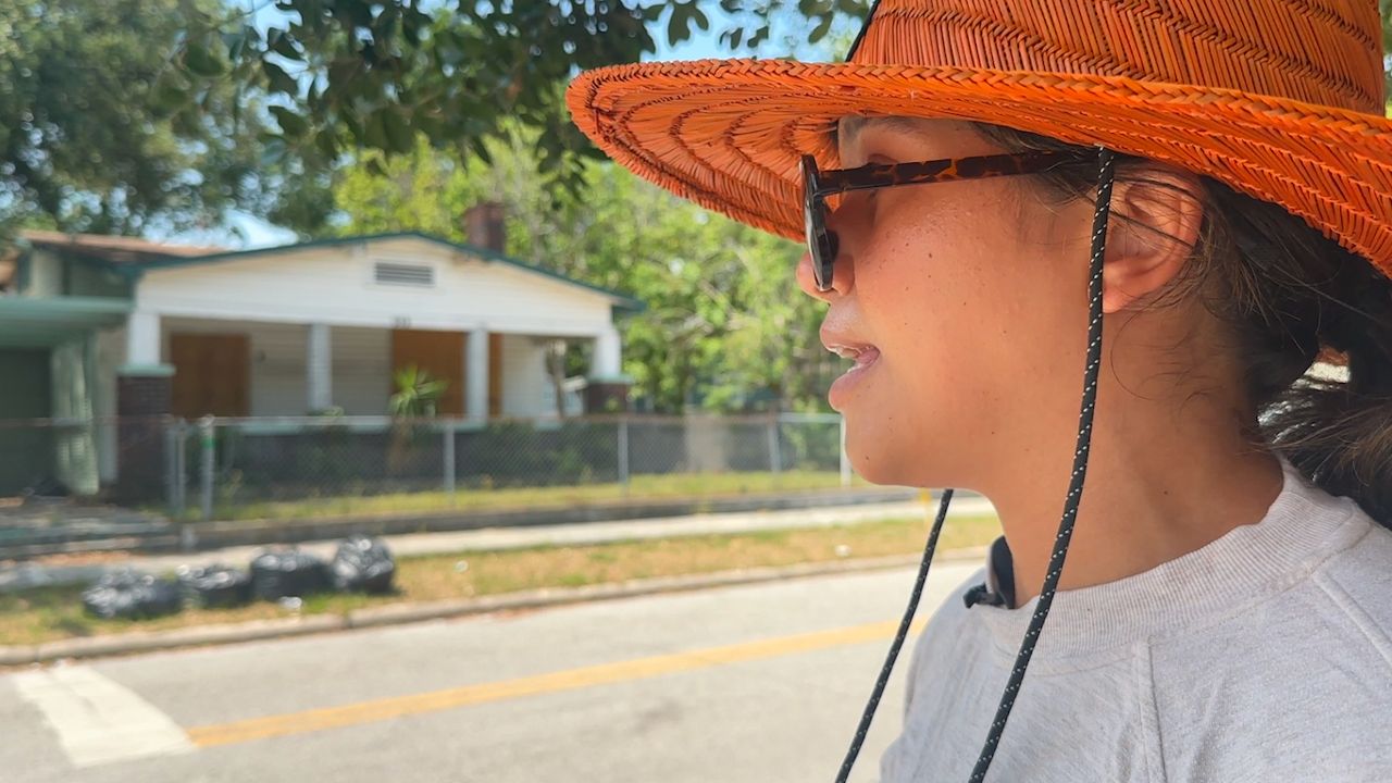Homeowner Monet Izquierdo bought her home in Ybor four years ago. Her home is now surrounded by several vacant and boarded up homes which she says has become a safety concern. (Spectrum Bay News 9/Fadia Patterson)