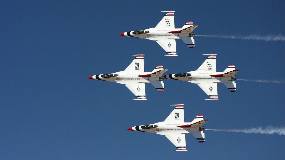 the thunderbirds air force