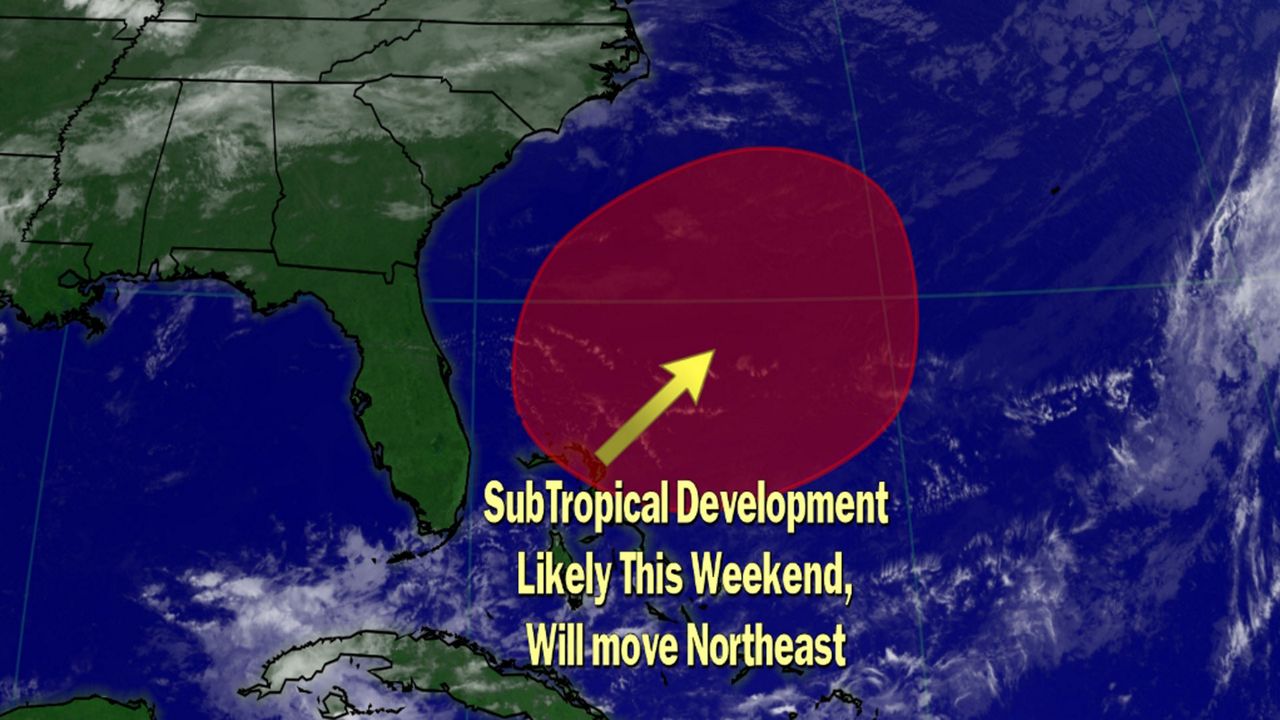 You may have heard over the last day or two that Subtropical development is possible to the east of Florida this weekend. Well, first, let me get this out of the way…this is NOT something we need to be at all concerned with. (Spectrum Bay News 9)