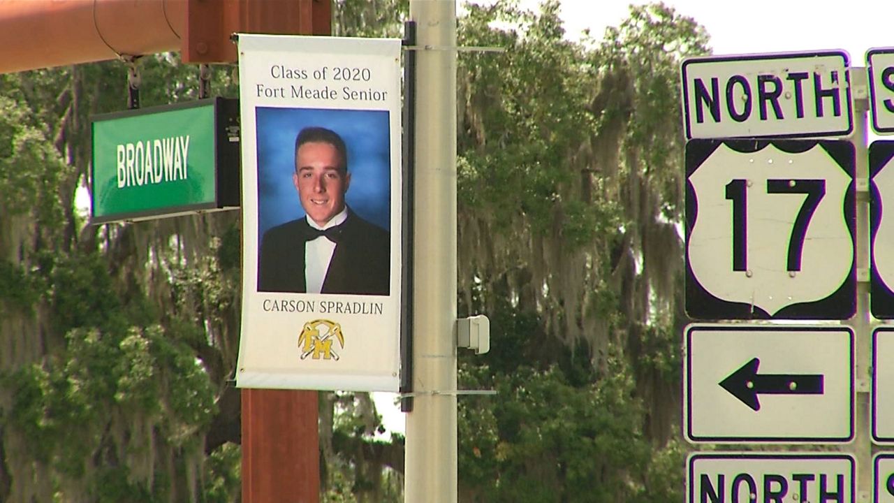 Fort Meade Honors High School Seniors with Banners