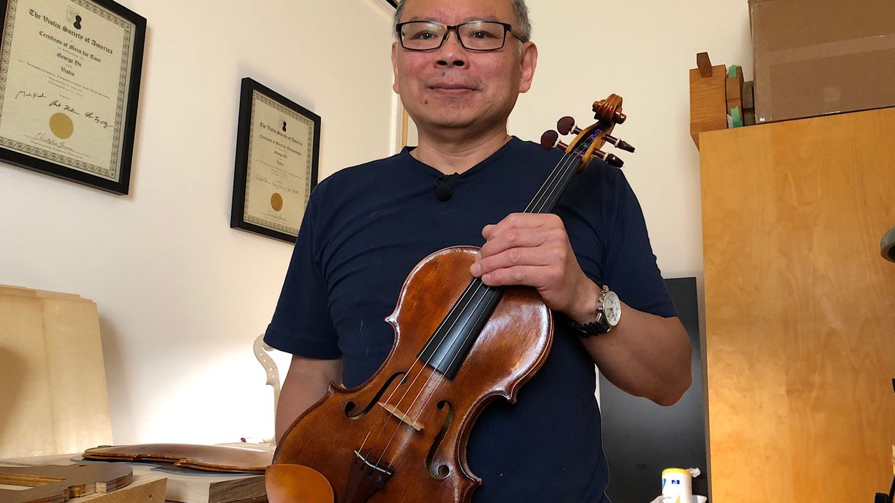Louisville based luthier George Yu violin viola maker