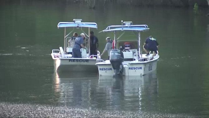 Rescuers in Vance County search the water