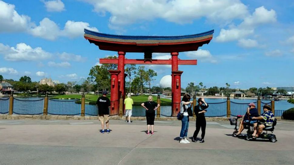 The Japan Pavilion at Epcot's World Showcase. (Ashley Carter, staff)