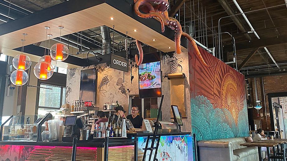 Ferdian Jap runs two restaurants at Armature Works, Zukku Sushi and Astro Craft Ice Cream. He also has other restaurants in Lakeland and Wesley Chapel. (Melissa Eichman/Spectrum Bay News 9)