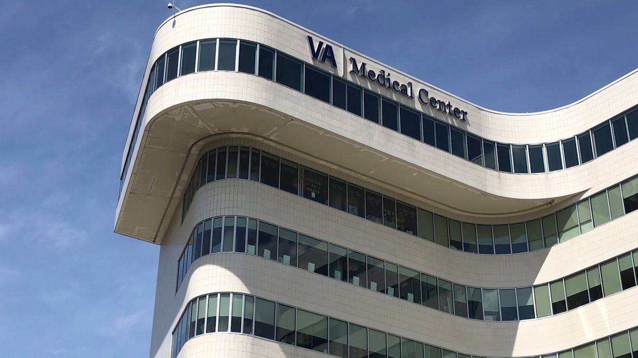 exterior of VA hospital