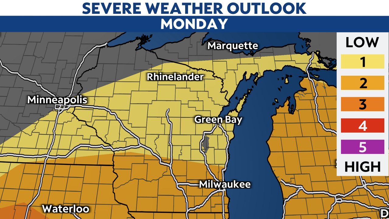 Multiple rounds of severe weather through early next week