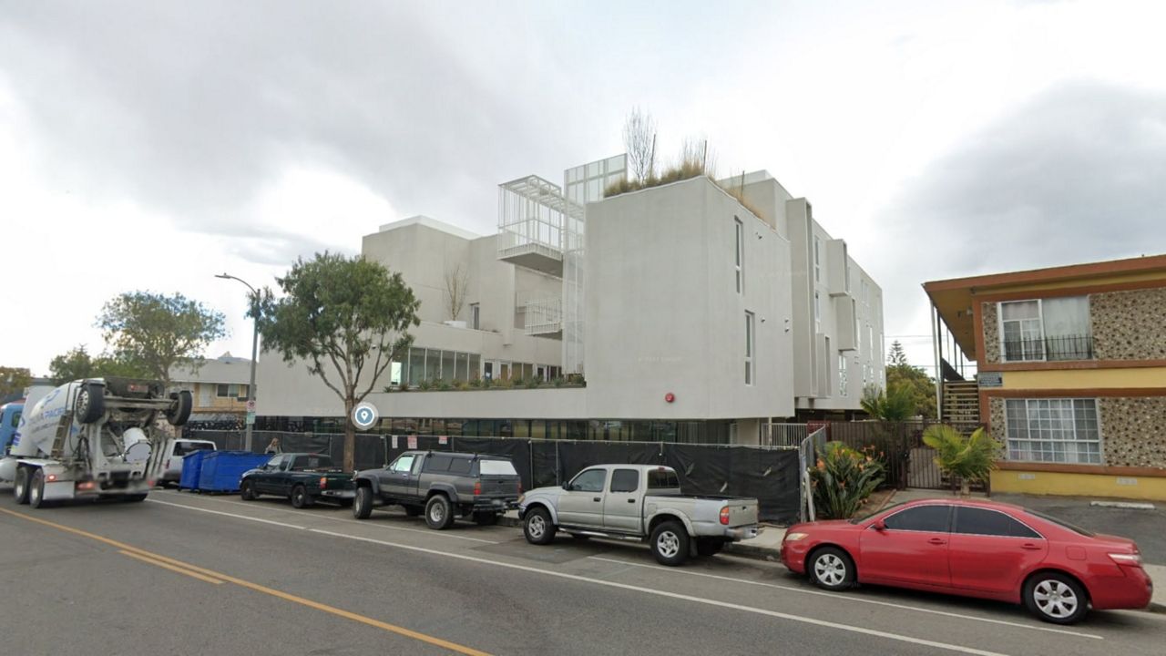 The Rose Apartments, at 718-720 Rose Ave. (Google Street View)