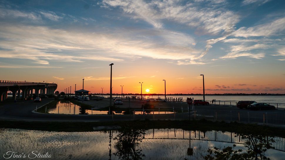 Submitted via our Spectrum Bay News 9 app: A beautiful sunset over Belleair Beach. (Tina Higgins, viewer)