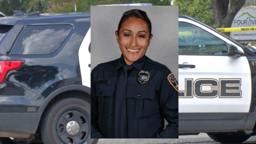 San Marcos Police Officer Claudia Cormier who was struck by a vehicle May 18, 2019 (Courtesy: San Marcos Police Department)