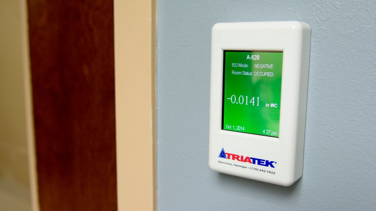 Negative pressure rooms helps prevent spread of germs at TGH
