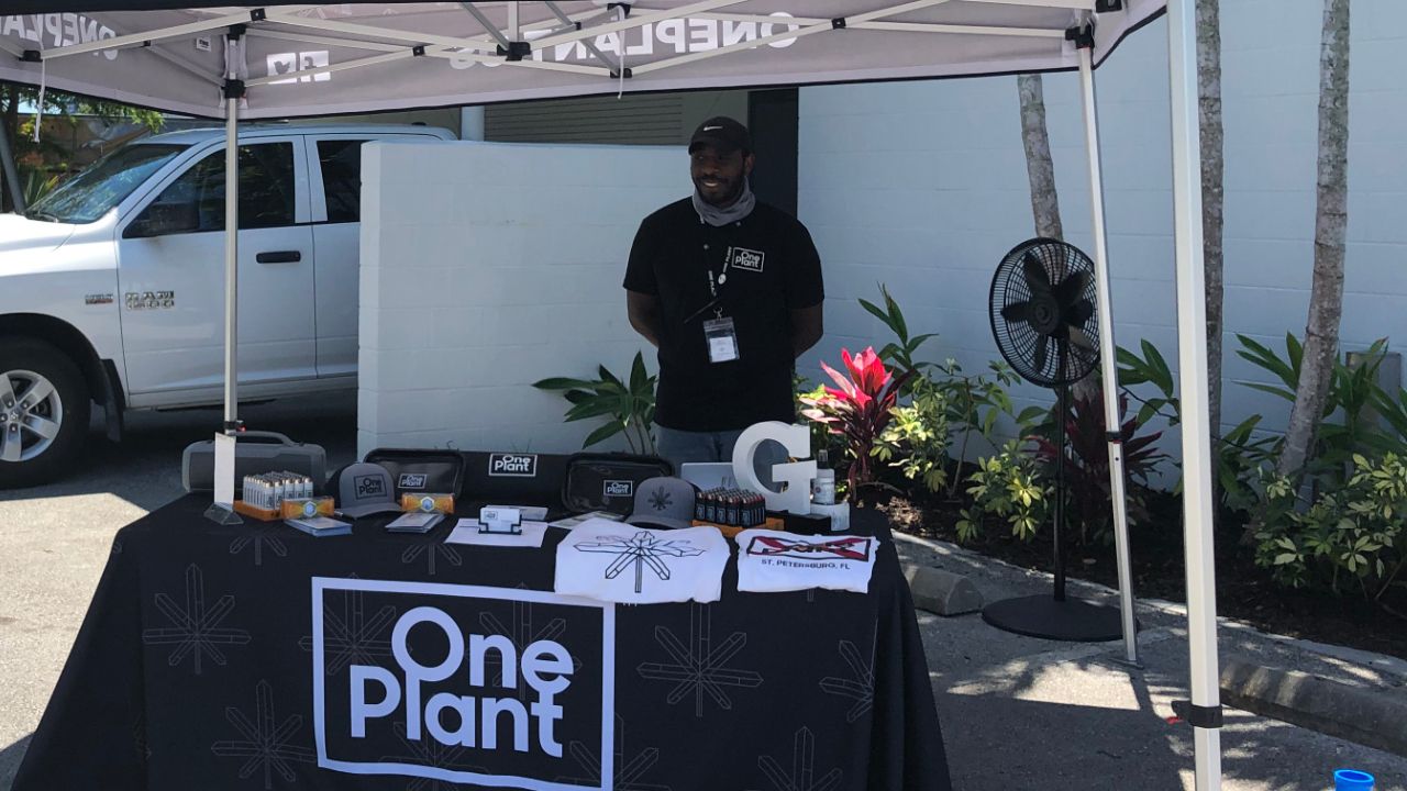 One Plant’s dispensary on South 22nd Avenue has been open for the past few weeks. It’s their third location to open in Florida, following their debut in Boynton Beach and then Jacksonville Beach. (Mitch Perry/Spectrum Bay News 9)