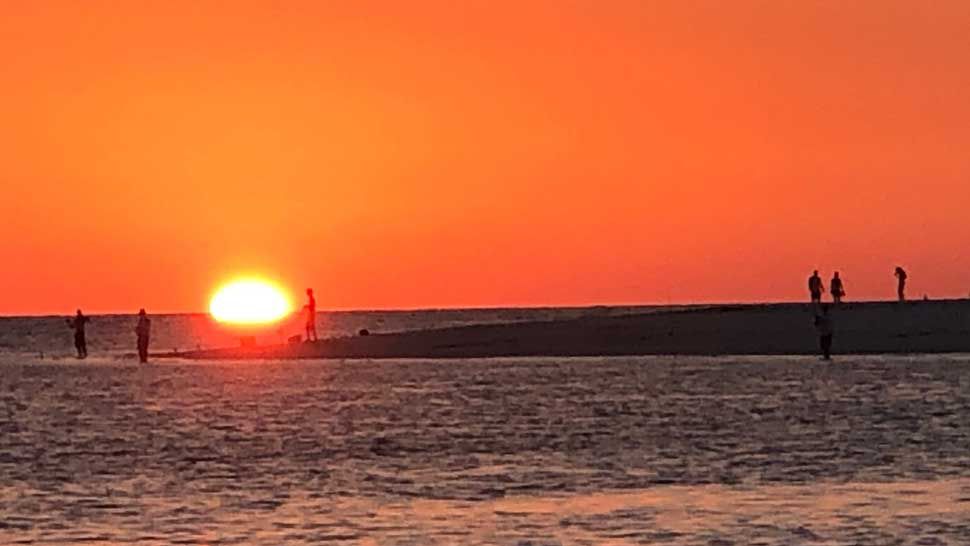 Sunset over Honeymoon Island