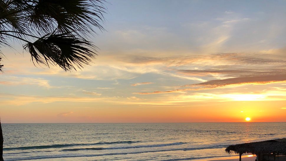 Submitted via our Spectrum Bay News 9 app: A beautiful sunset over Lido Beach on Saturday, May 19, 2018. (Taken by Rachel Laynez, viewer)