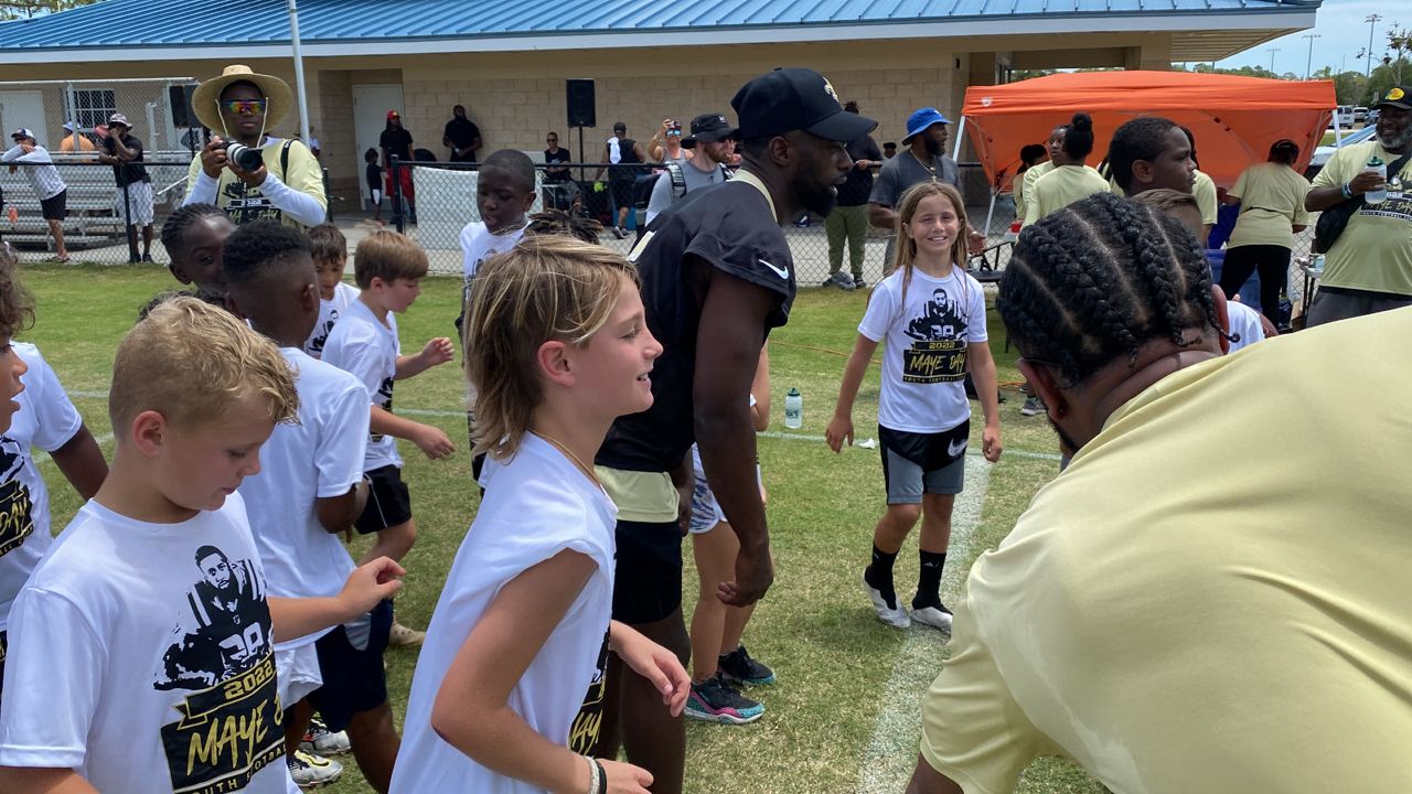 New Orleans Saints Marcus Maye returns to help the youth