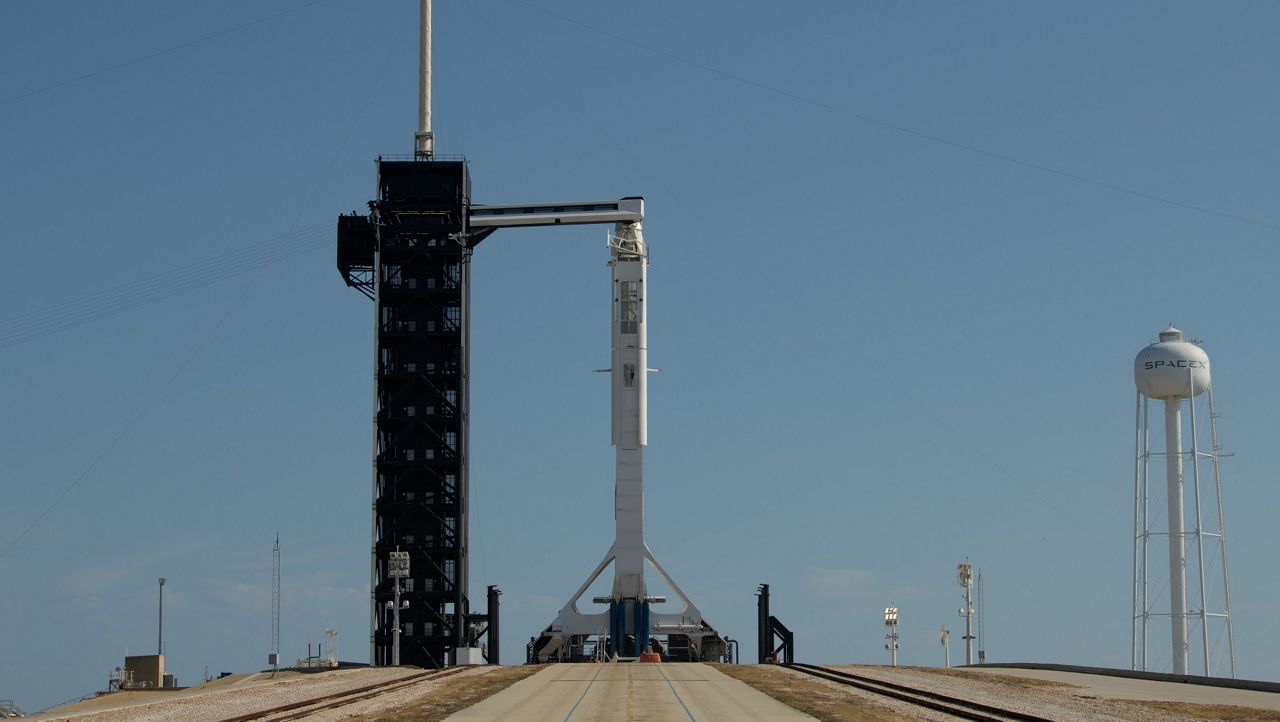 SpaceX Falcon 9 rocket at Kennedy Space Center's Launch Complex 39A. (SpaceX file)