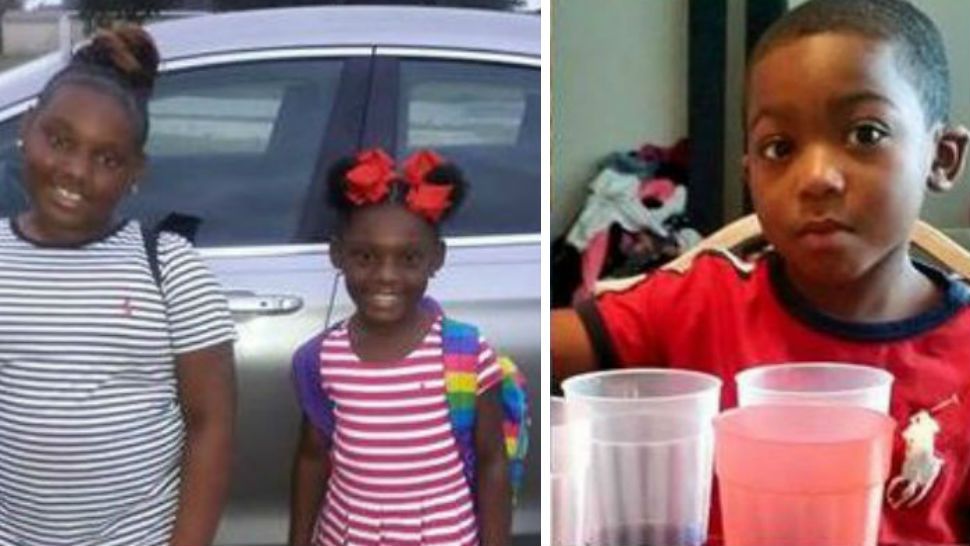 Amber Alert issued for 9-year-old Taniya Chatman (left), 7-year-old Teanna Chatman and 8-year-old Brock Chatman. (Courtesy: Amber Alerts)