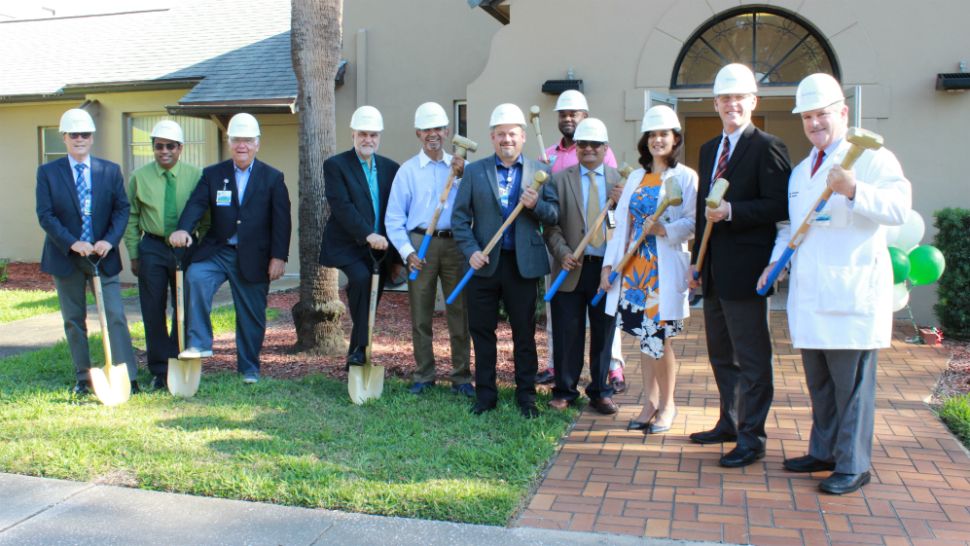 The 15,857-square-foot center will feature classrooms, an education auditorium, offices, work space and study hall. (Photo by Citrus Memorial Hospital)