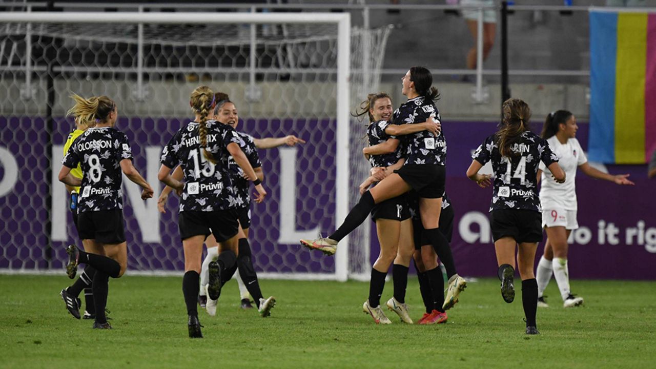 Racing Louisville celebrates after a win