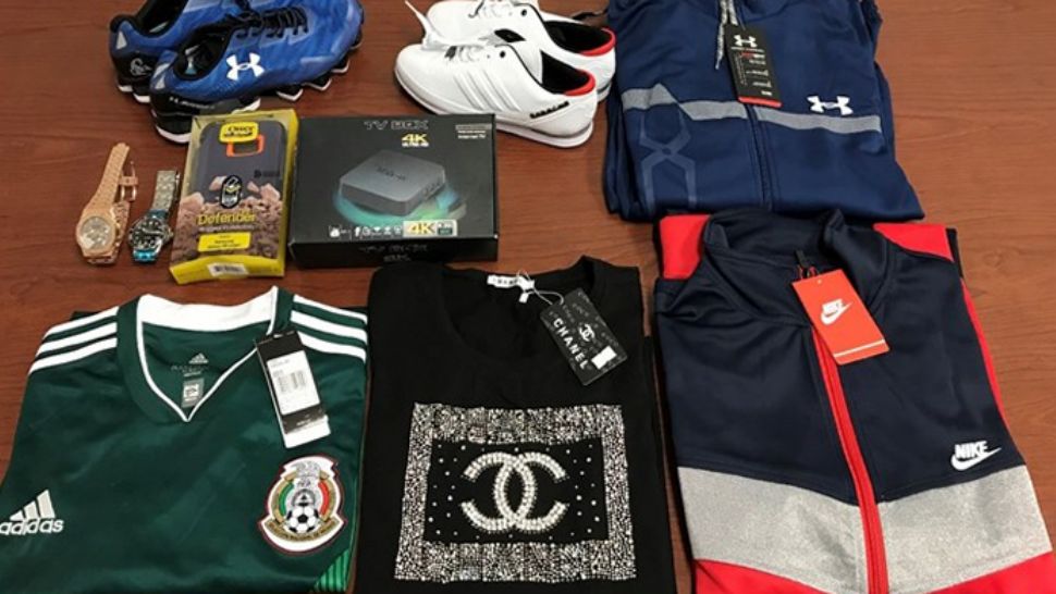 $16 million worth of counterfeit luxury items were seized from Laredo, Texas. (Courtesy: ICE)