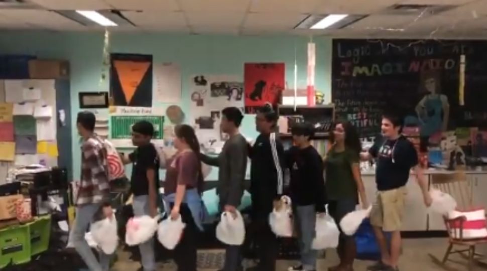 Image of San Antonio students "GRoCERIES Challenge" video (Courtesy: Katharine Aten)