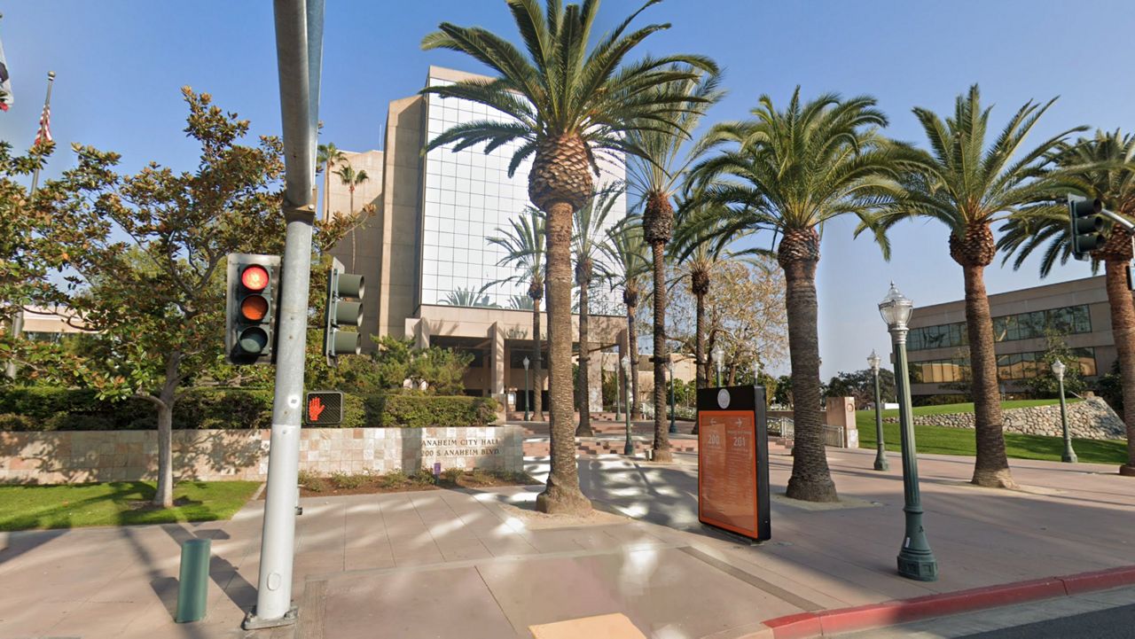 Anaheim City Hall (Courtesy Google Street View)