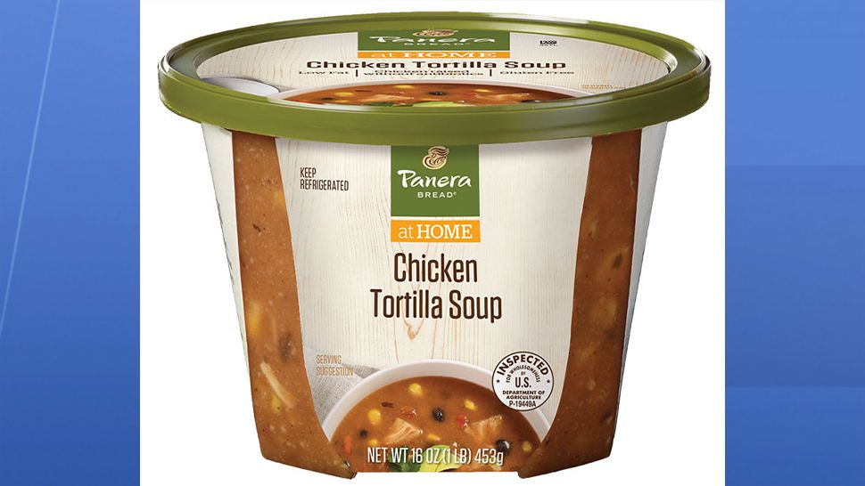 Blount Fine Foods said it's recalling ‘Panera Bread at Home Chicken Tortilla Soup’ products because they may be "contaminated with extraneous materials like plastic." (Blount Fine Foods)